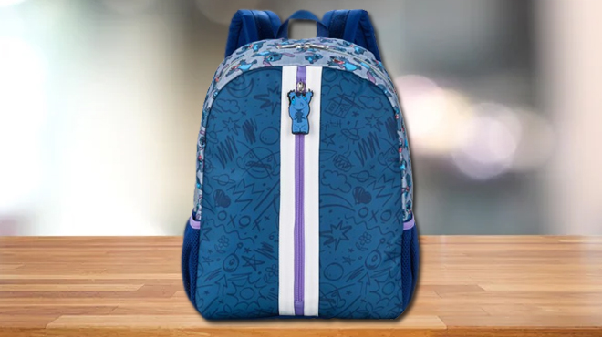Disney Lilo Stitch backpack on a Table Disney Lilo Stitch backpack on a Table