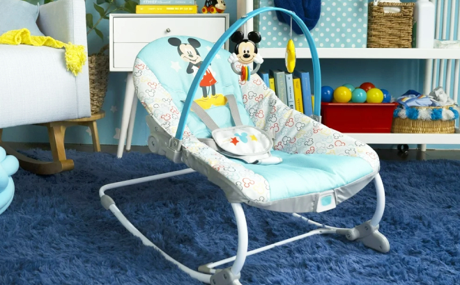 Disney Mickey Mouse Vibrating Baby Rocker Chair