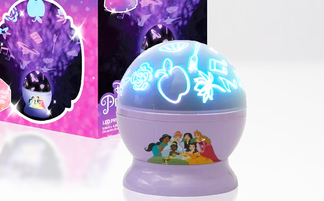Disney Princess Rotating Projection Lamp