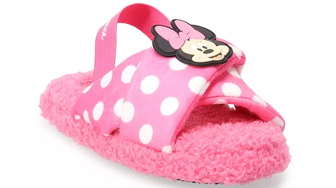 Disneys Minnie Mouse Girls Slippers