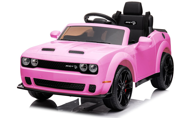 Dodge Challenger Ride On Car on White Background