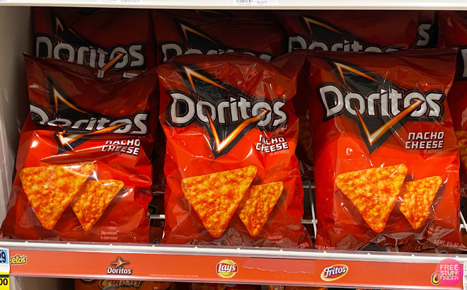 Doritos Nacho Cheese on a Shelf