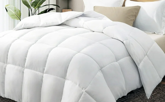 Downcool Down Alternative Duvet Insert in the Size Twin and the Color White
