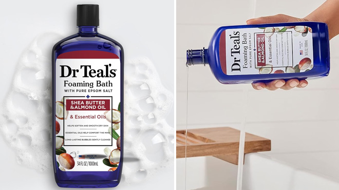 Dr Teals Foaming Bath with Pure Epsom Salt in Shea Butter & Almond