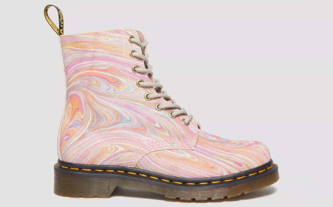 Dr Martens 1460 Pascal Marbled Suede Boots