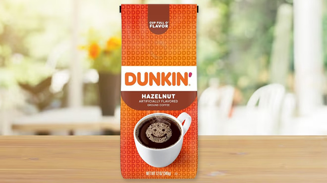 Dunkin Hazelnut Flavored Ground Coffee