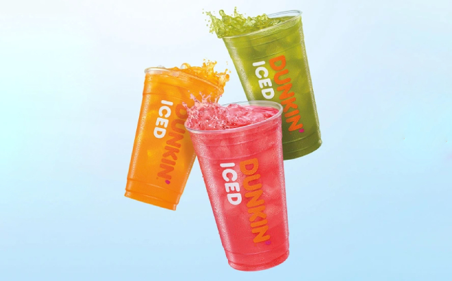 Dunkin Refreshers in Different Flavors