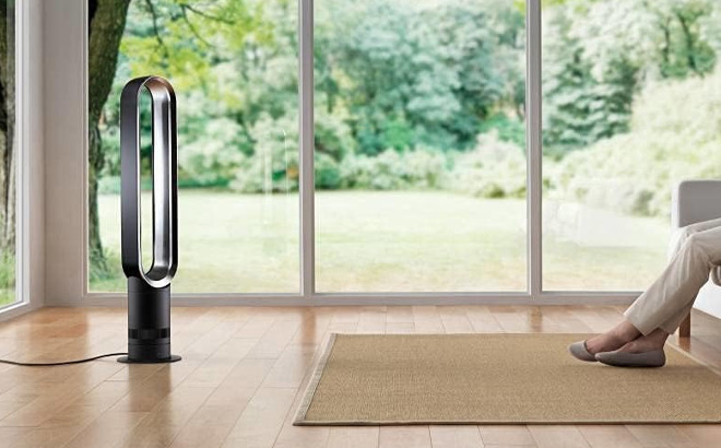 Dyson Tower Air Multiplier Bladeless Fan in Black Color Dyson Tower Air Multiplier Bladeless Fan in Black Color