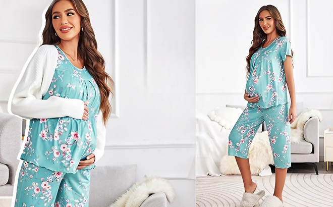 Ekouaer Womens 2 Piece Pajama Sets