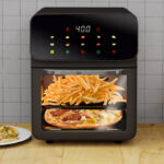 Evo Chef 12 Quart Air Fryer Convection Oven on a Table
