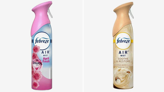 Febreze Odor Eliminating Air Freshener and Air Mist Sooth Restore Air Freshener Febreze Odor Eliminating Air Freshener and Air Mist Sooth Restore Air Freshener