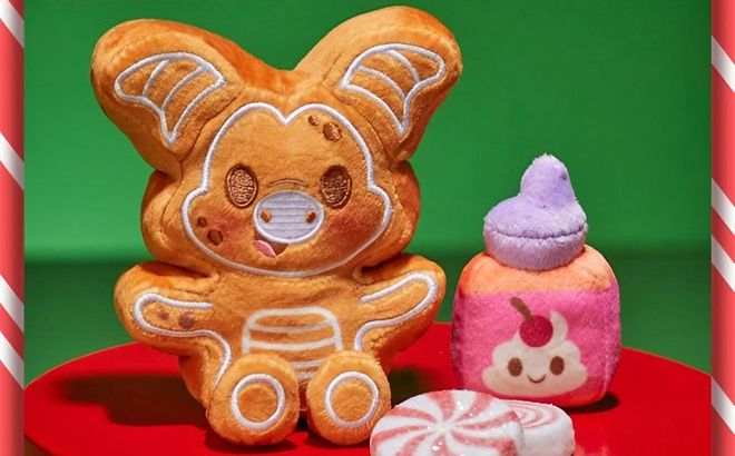 Figment Gingerbread Cookie with Frosting Disney Munchlings Plush