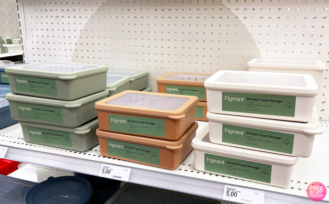 Figmint Bento Boxes on Store Shelf