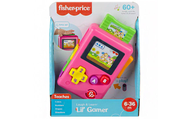Fisher Price Lil Gamer on a White Background