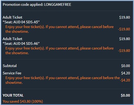 Free The Long Game Movie Tickets