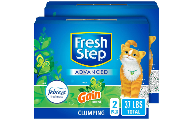 Fresh Step Clumping Cat Litter 2 Pack
