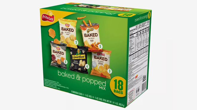 Frito Lay Variety Pack Baked and Popped Mix