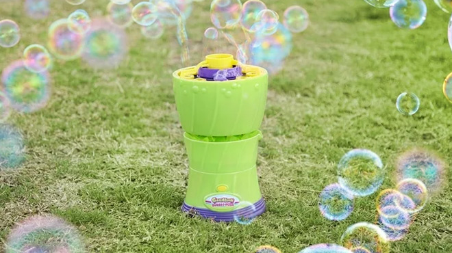 Funrise Gazillion Bubble Rush Blowing Bubbles