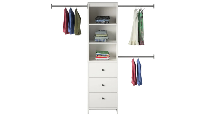 Geren Closet System in White Color