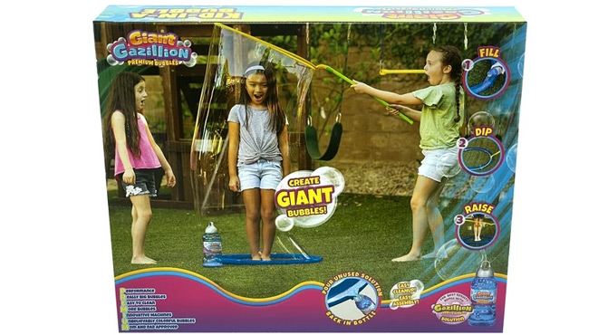 Giant Bubbles Kid In A Bubble Wand
