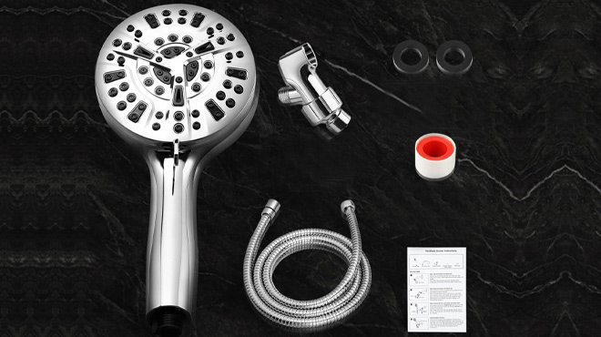 Handheld Filtered Shower Head with Accessories