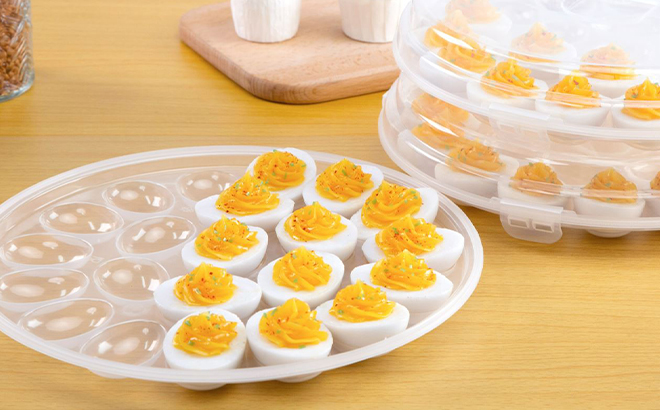 Hansgo Egg Platter with Lid
