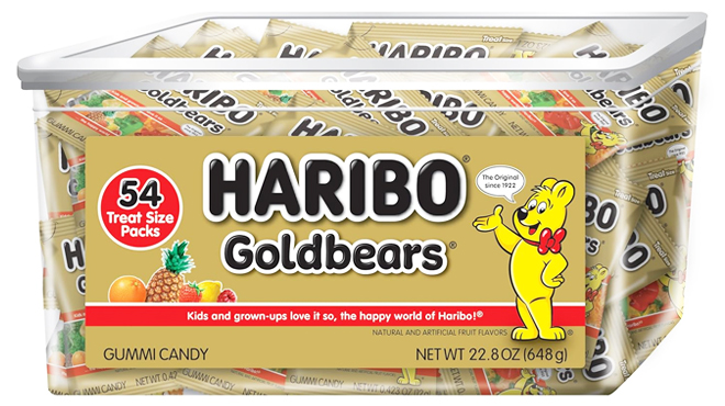 Haribo Gold Bears Gummies 54 Count