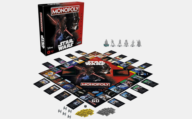 Hasbro Gaming Monopoly Disney Star Wars Dark Side Edition Board Game