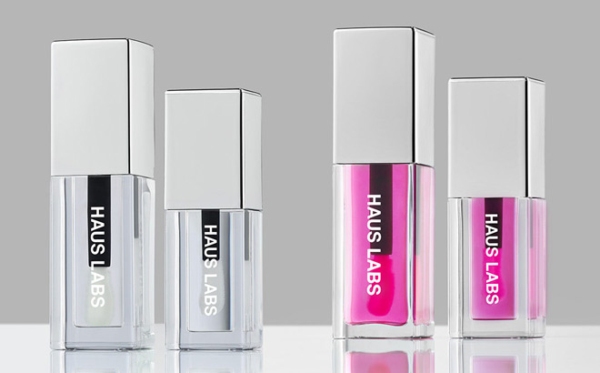 Haus Labs Lip Oils on the Table