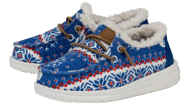Hey Dude Wendy Ugly Sweater Snow Day Toddler Shoes