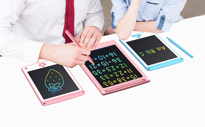Hockvill Family Set LCD Writing Tablet 3 Pack