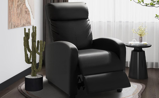 Homall Recliner Chair in Black Color