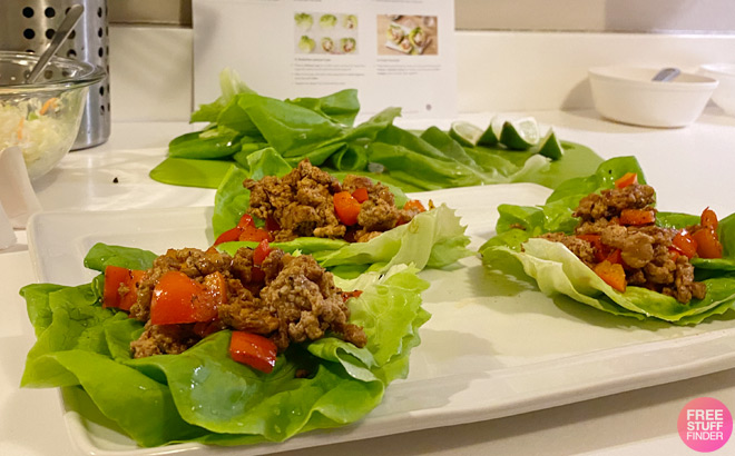 Home Chef Meal Prepared and Ready to Eat