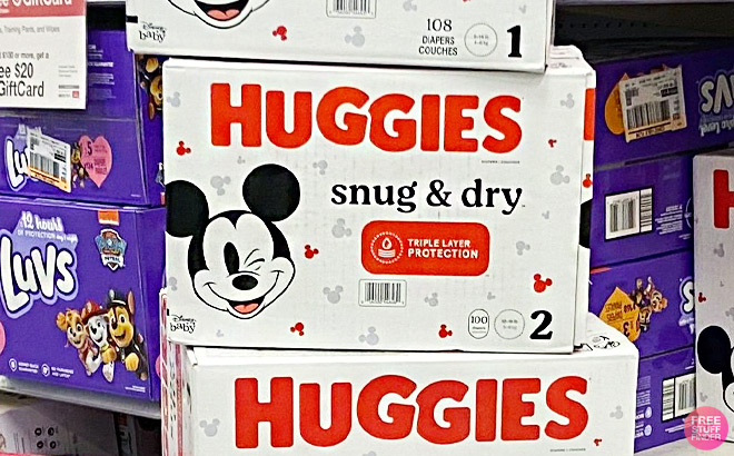 Huggies Size 2 Diapers 100 Count