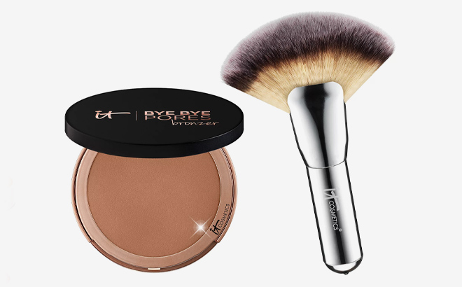 IT Cosmetics Bye Bye Pores Bronzer with Luxe Brush