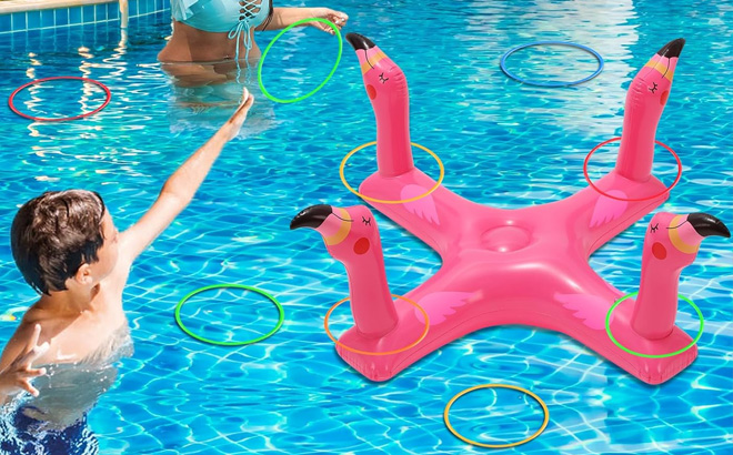 Inflatable Pool Ring Toss Games Toys