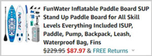 Inflatable Stand Up Paddle Board Screenshot
