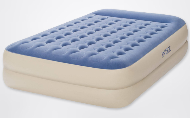 Intex 18 Inch Queen Dura Beam Standard Raised Pillow Rest Air Mattress