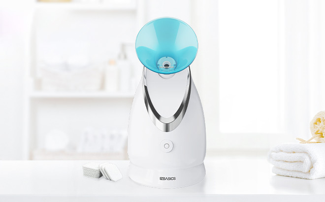 Ionic Face Steamer for Home Facial on the Table Ionic Face Steamer for Home Facial on the Table