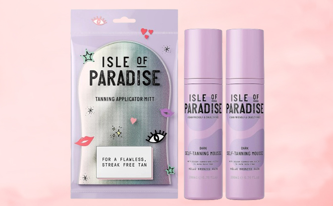 Isle of Paradise Self Tanning Mousse Duo and Mitt