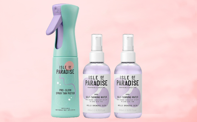Isle of Paradise Self Tanning Water Duo with Mister