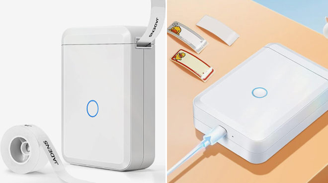 JADENS Mini Bluetooth Label Maker Machine