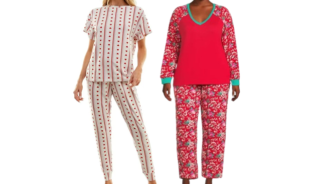 Jaclyn Womens 2 Piece Sleep Set and The Pioneer Woman 2 Piece Pajama Set