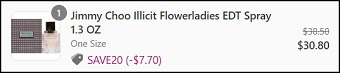 Jimmy Choo Illicit Flower Spray Checkout