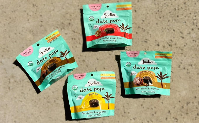 Joolies Date Pops in Four Flavors