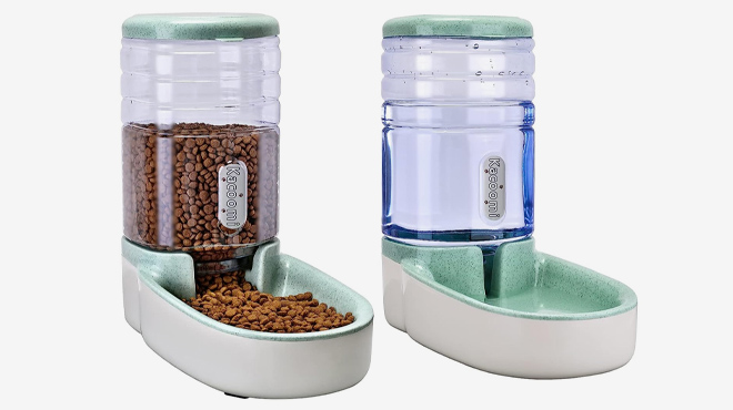 Kacoomi Automatic Dog and Cat Feeder and Water Dispensers