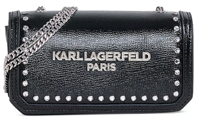 Karl Lagerfeld Paris Kosette Mini Rhinestone Crossbody
