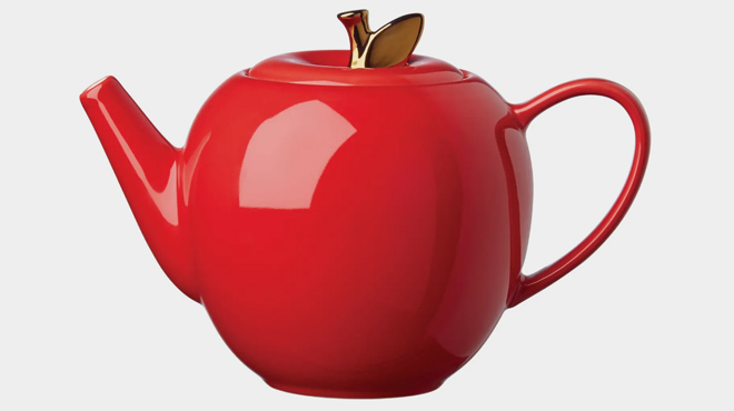 Kate Spade Make It Pop Apple Teapot