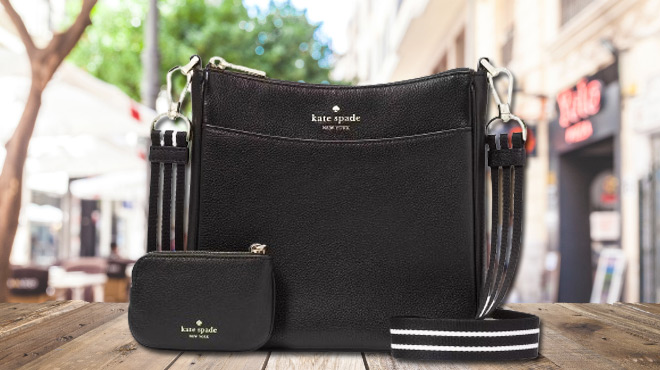 Kate Spade Rosie Swingpack Crossbody in Black