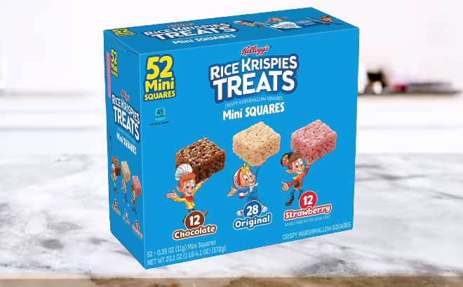 Kelloggs Rice Krispies Treats Mini Squares Variety Pack